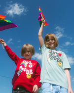 Last inn bildet i Galleri-visningsprogrammet, RØD UNICORN GENSER BARN
