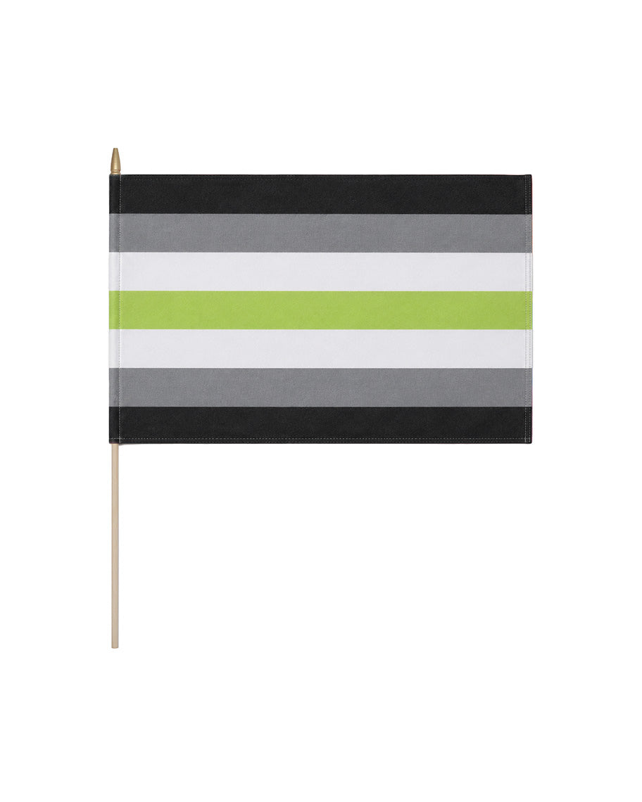 Håndflagg Agender