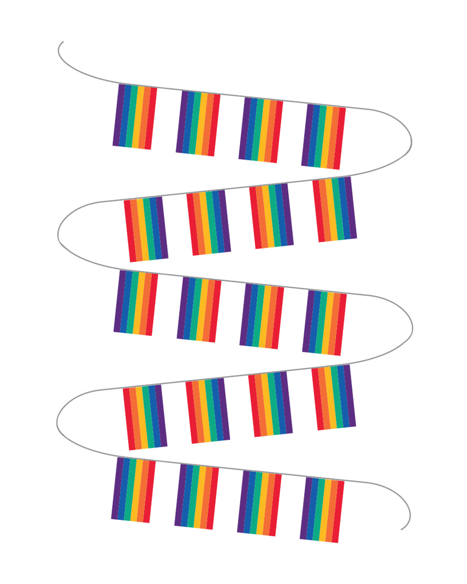 Buntflagg regnbue (Bedrift)