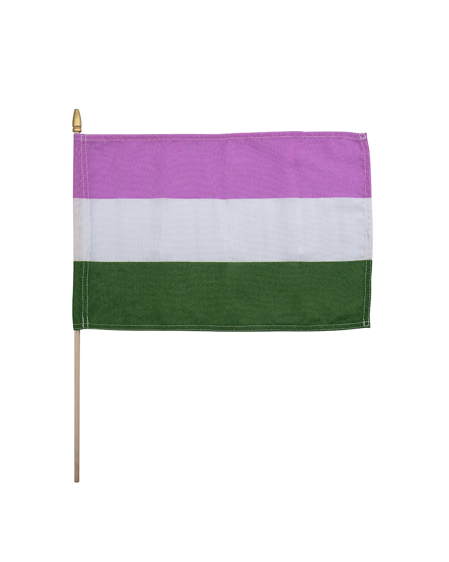 Håndflagg Genderqueer