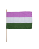 Last inn bildet i Galleri-visningsprogrammet, Håndflagg Genderqueer
